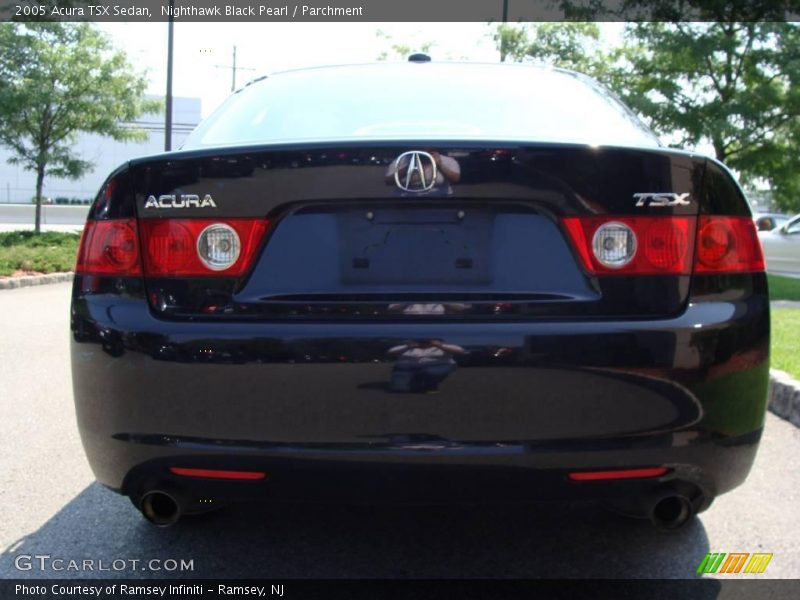 Nighthawk Black Pearl / Parchment 2005 Acura TSX Sedan