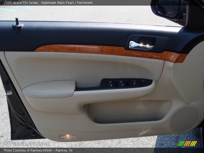 Nighthawk Black Pearl / Parchment 2005 Acura TSX Sedan