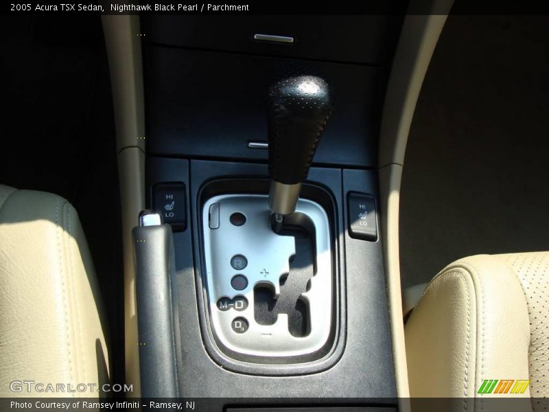 Nighthawk Black Pearl / Parchment 2005 Acura TSX Sedan