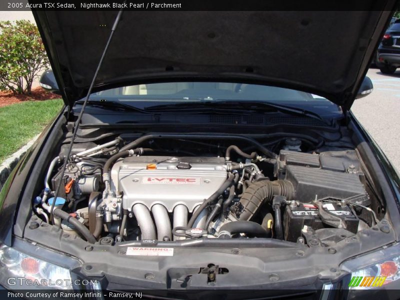 Nighthawk Black Pearl / Parchment 2005 Acura TSX Sedan