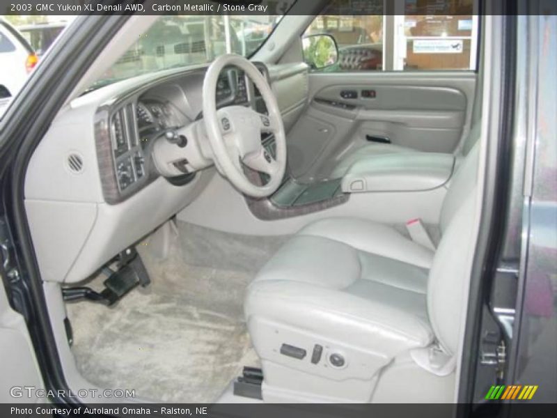 Carbon Metallic / Stone Gray 2003 GMC Yukon XL Denali AWD