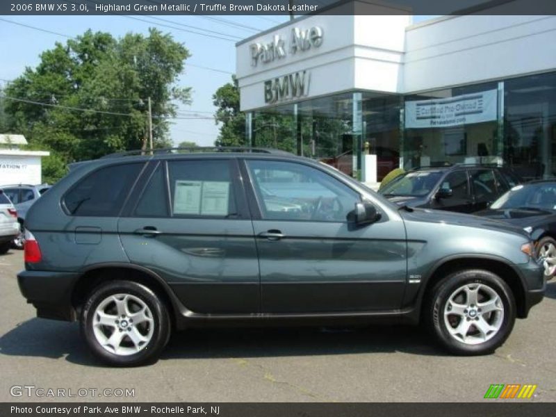 Highland Green Metallic / Truffle Brown Dakota Leather 2006 BMW X5 3.0i