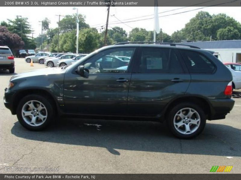 Highland Green Metallic / Truffle Brown Dakota Leather 2006 BMW X5 3.0i