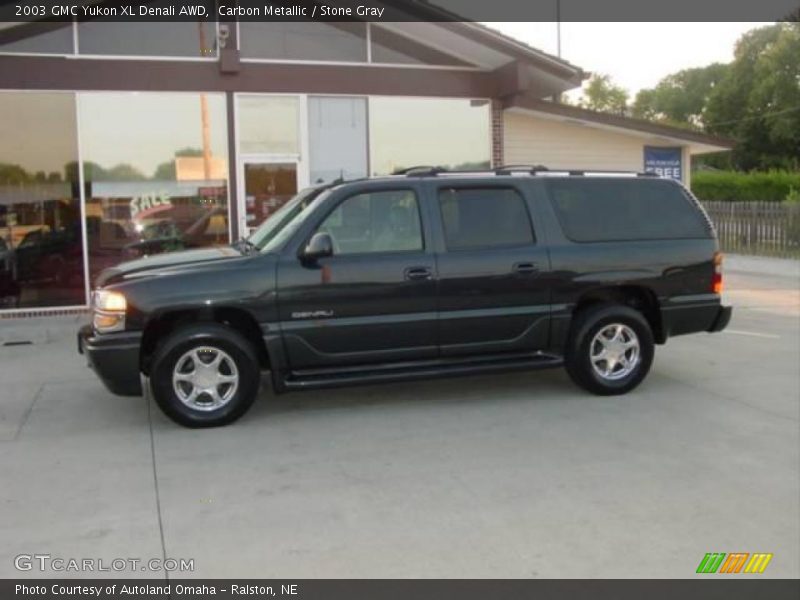 Carbon Metallic / Stone Gray 2003 GMC Yukon XL Denali AWD