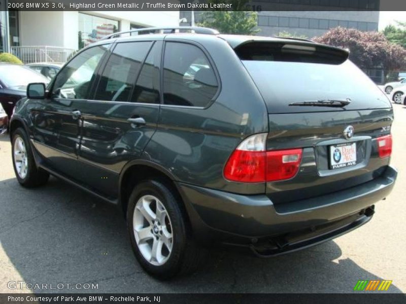 Highland Green Metallic / Truffle Brown Dakota Leather 2006 BMW X5 3.0i