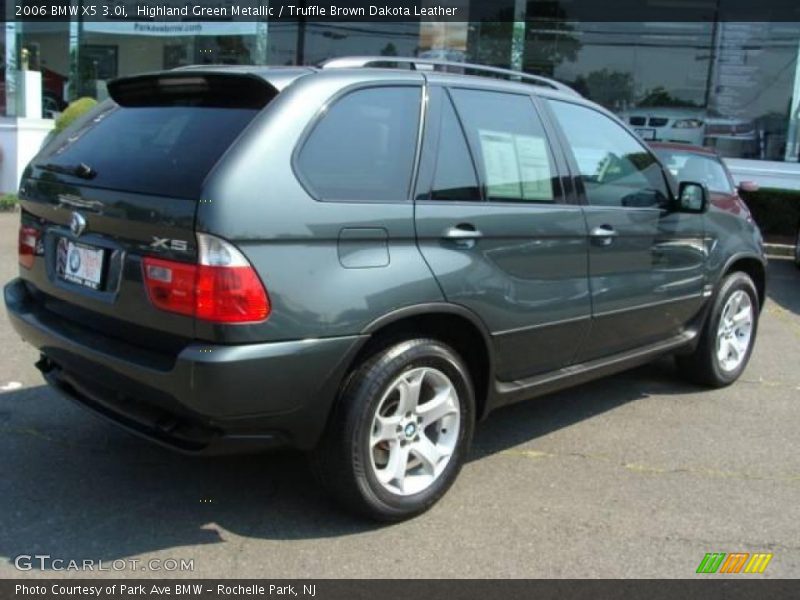 Highland Green Metallic / Truffle Brown Dakota Leather 2006 BMW X5 3.0i