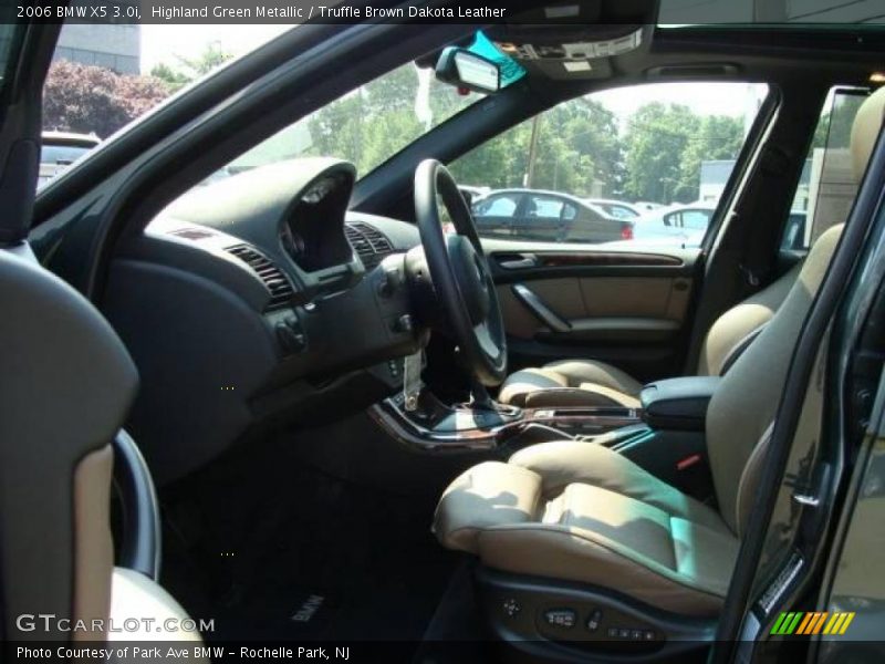 Highland Green Metallic / Truffle Brown Dakota Leather 2006 BMW X5 3.0i