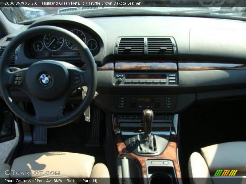 Highland Green Metallic / Truffle Brown Dakota Leather 2006 BMW X5 3.0i