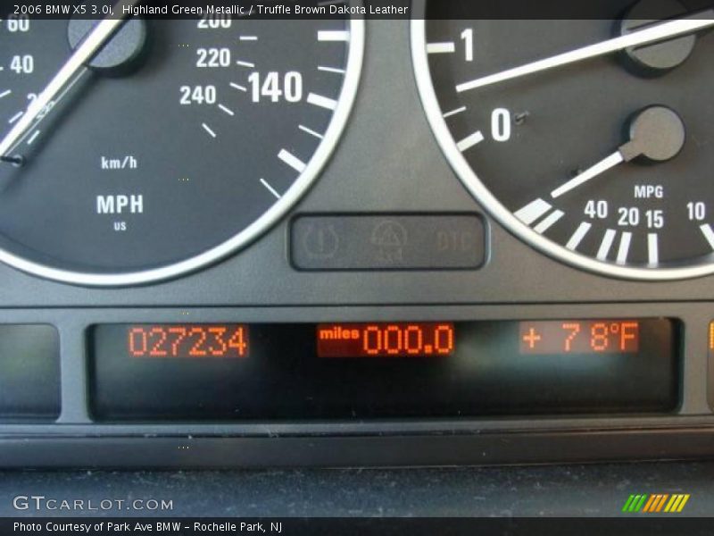 Highland Green Metallic / Truffle Brown Dakota Leather 2006 BMW X5 3.0i