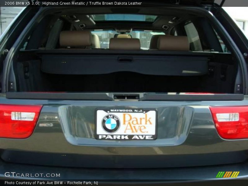 Highland Green Metallic / Truffle Brown Dakota Leather 2006 BMW X5 3.0i