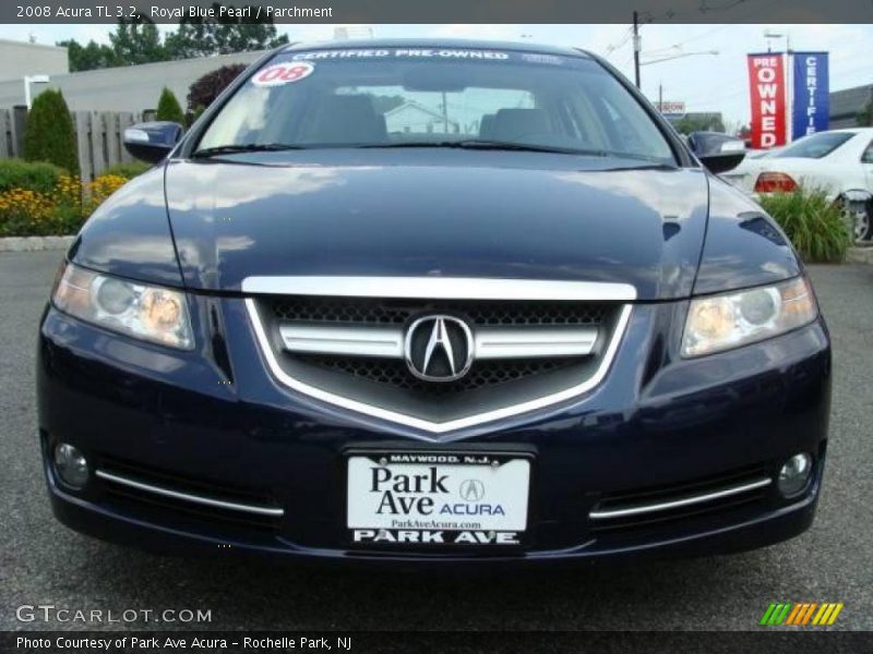 Royal Blue Pearl / Parchment 2008 Acura TL 3.2