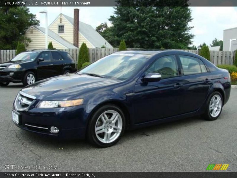 Royal Blue Pearl / Parchment 2008 Acura TL 3.2