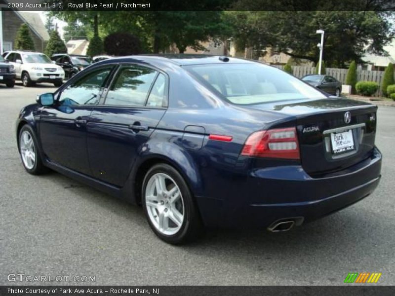 Royal Blue Pearl / Parchment 2008 Acura TL 3.2