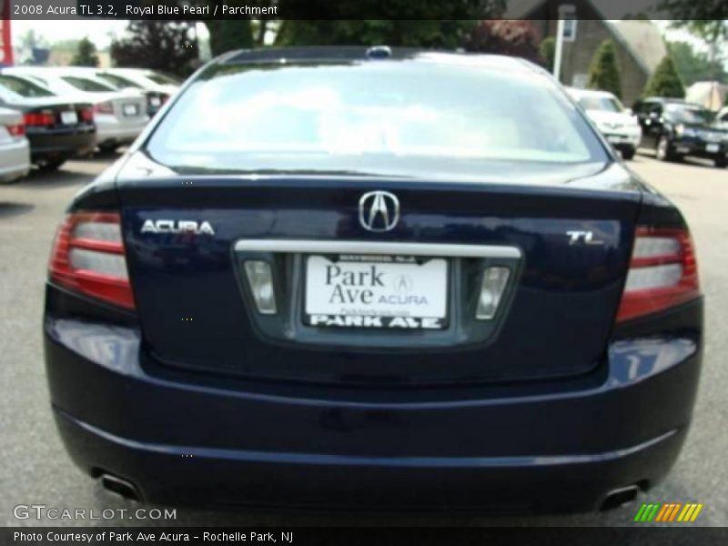 Royal Blue Pearl / Parchment 2008 Acura TL 3.2