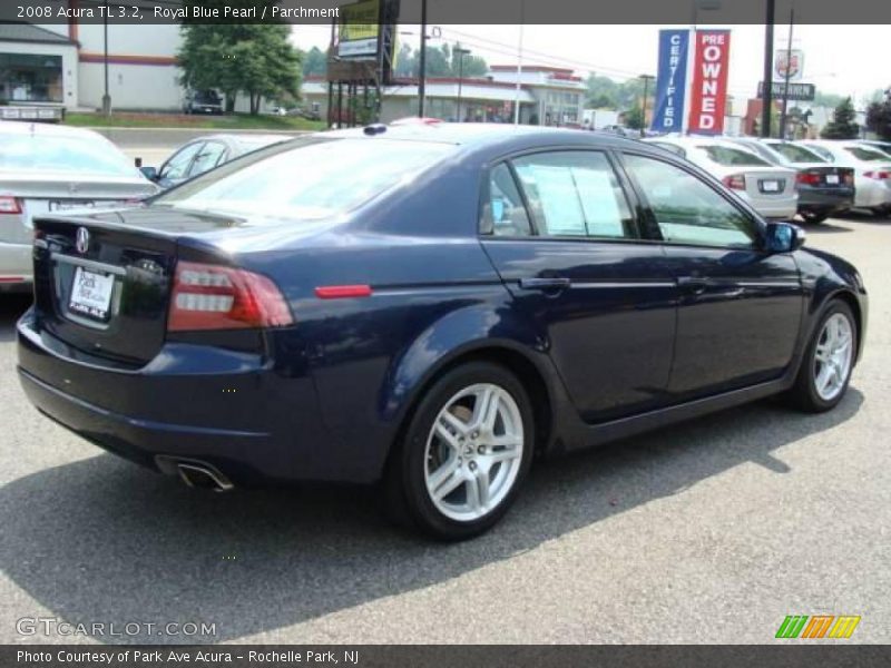 Royal Blue Pearl / Parchment 2008 Acura TL 3.2