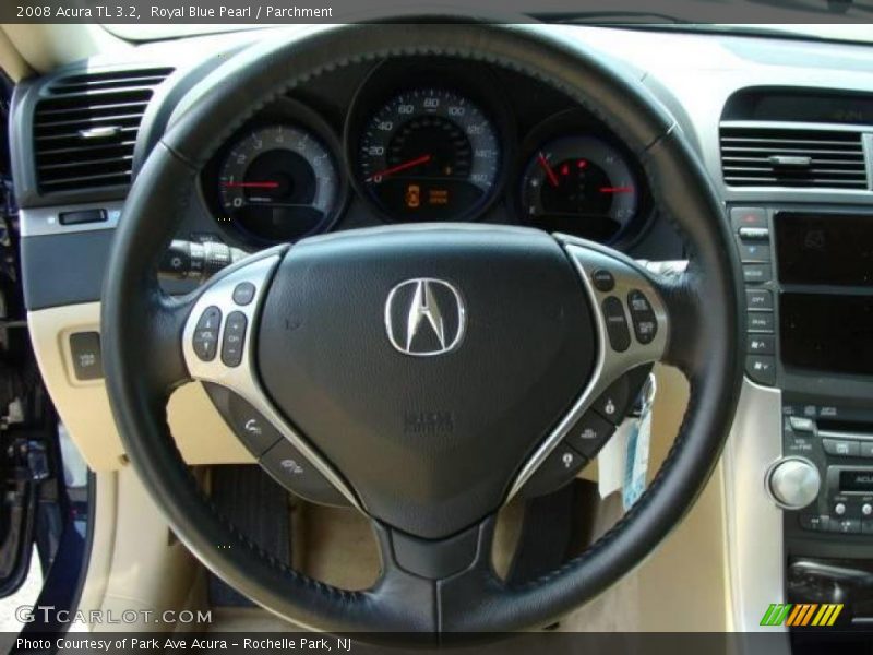 Royal Blue Pearl / Parchment 2008 Acura TL 3.2