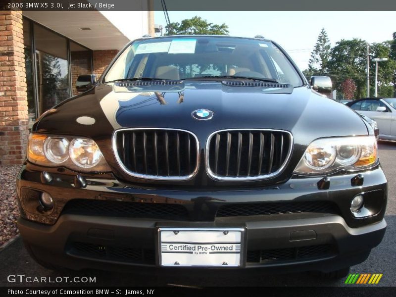 Jet Black / Beige 2006 BMW X5 3.0i