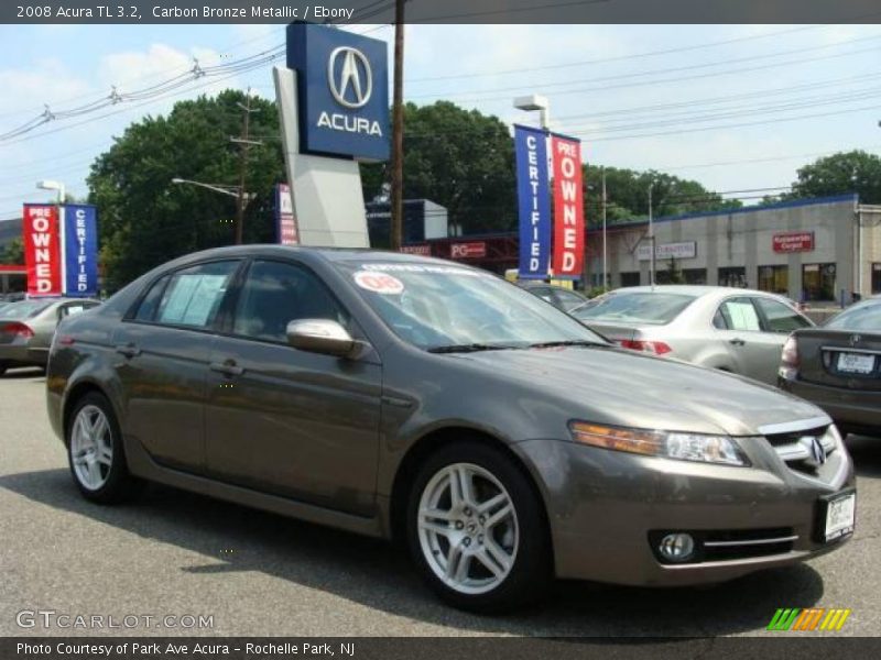 Carbon Bronze Metallic / Ebony 2008 Acura TL 3.2