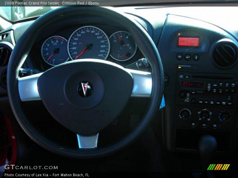 Crimson Red / Ebony 2008 Pontiac Grand Prix Sedan