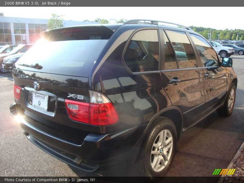 Jet Black / Beige 2006 BMW X5 3.0i