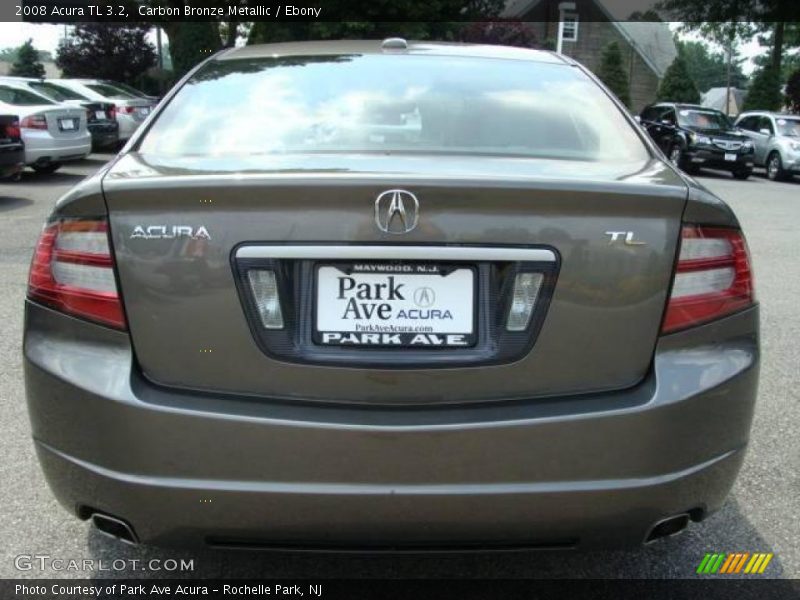 Carbon Bronze Metallic / Ebony 2008 Acura TL 3.2