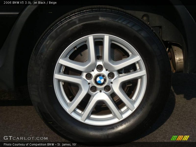 Jet Black / Beige 2006 BMW X5 3.0i