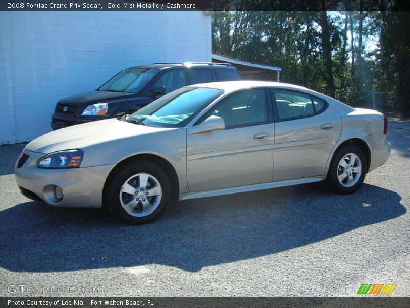 Gold Mist Metallic / Cashmere 2008 Pontiac Grand Prix Sedan