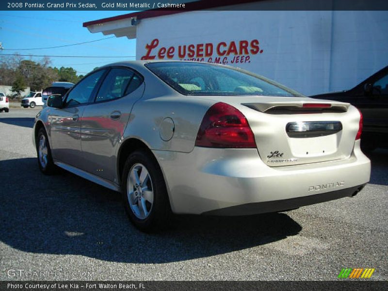 Gold Mist Metallic / Cashmere 2008 Pontiac Grand Prix Sedan