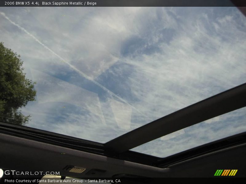Black Sapphire Metallic / Beige 2006 BMW X5 4.4i