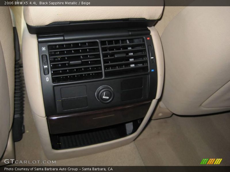 Black Sapphire Metallic / Beige 2006 BMW X5 4.4i