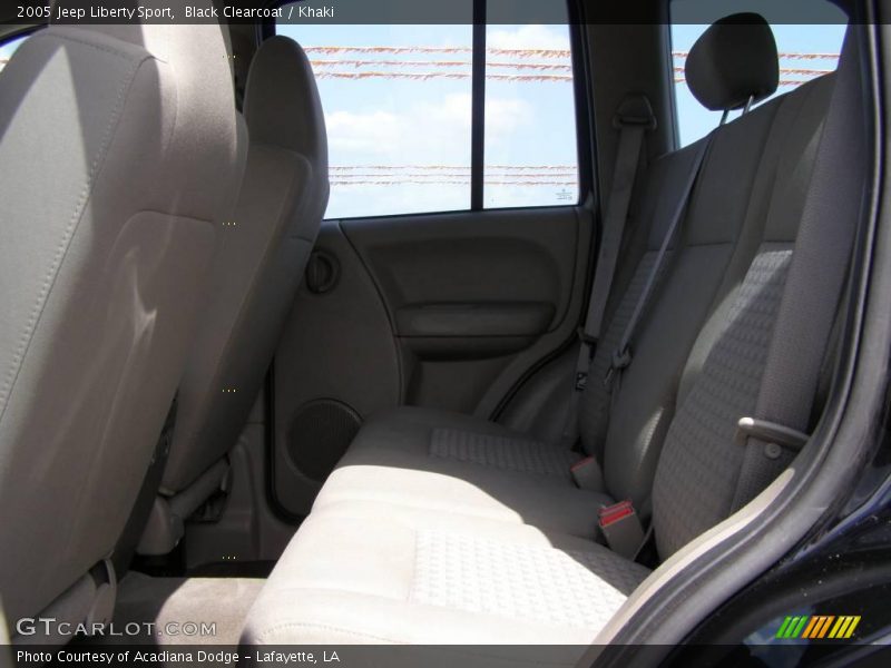 Black Clearcoat / Khaki 2005 Jeep Liberty Sport