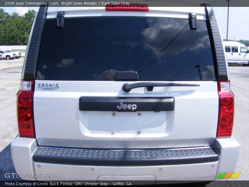 Bright Silver Metallic / Dark Slate Gray 2008 Jeep Commander Sport