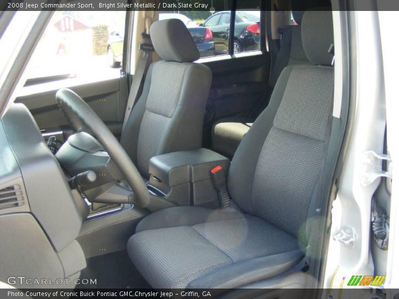 Bright Silver Metallic / Dark Slate Gray 2008 Jeep Commander Sport