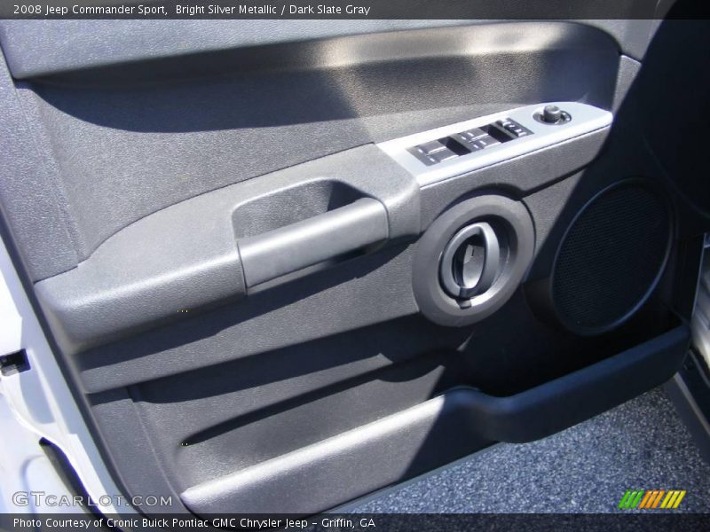 Bright Silver Metallic / Dark Slate Gray 2008 Jeep Commander Sport
