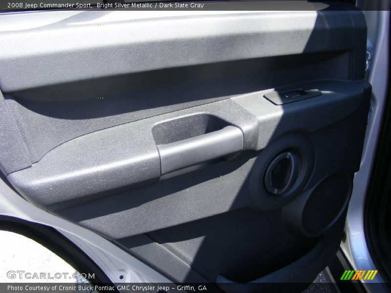 Bright Silver Metallic / Dark Slate Gray 2008 Jeep Commander Sport