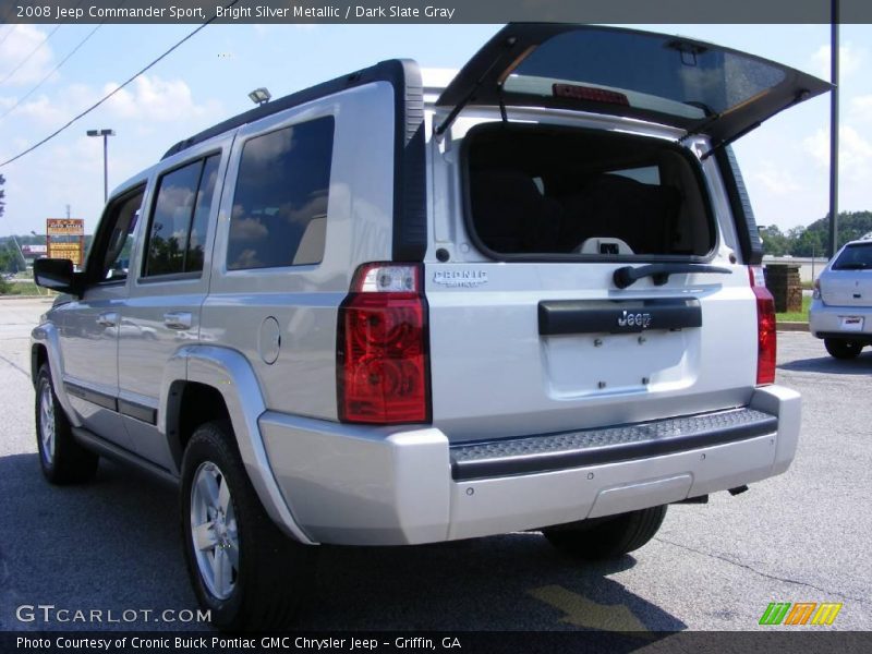Bright Silver Metallic / Dark Slate Gray 2008 Jeep Commander Sport