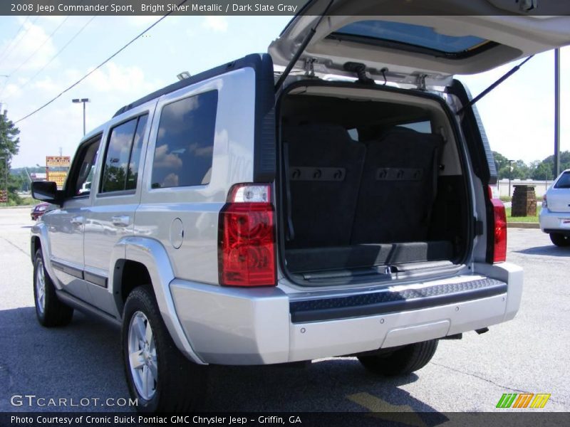 Bright Silver Metallic / Dark Slate Gray 2008 Jeep Commander Sport
