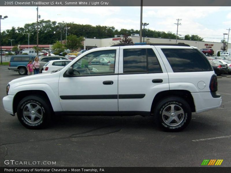 Summit White / Light Gray 2005 Chevrolet TrailBlazer LS 4x4