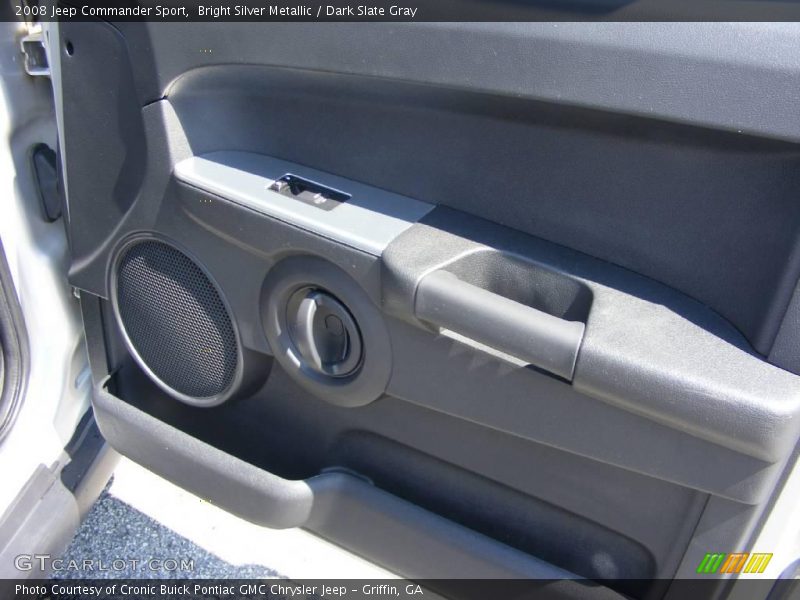 Bright Silver Metallic / Dark Slate Gray 2008 Jeep Commander Sport