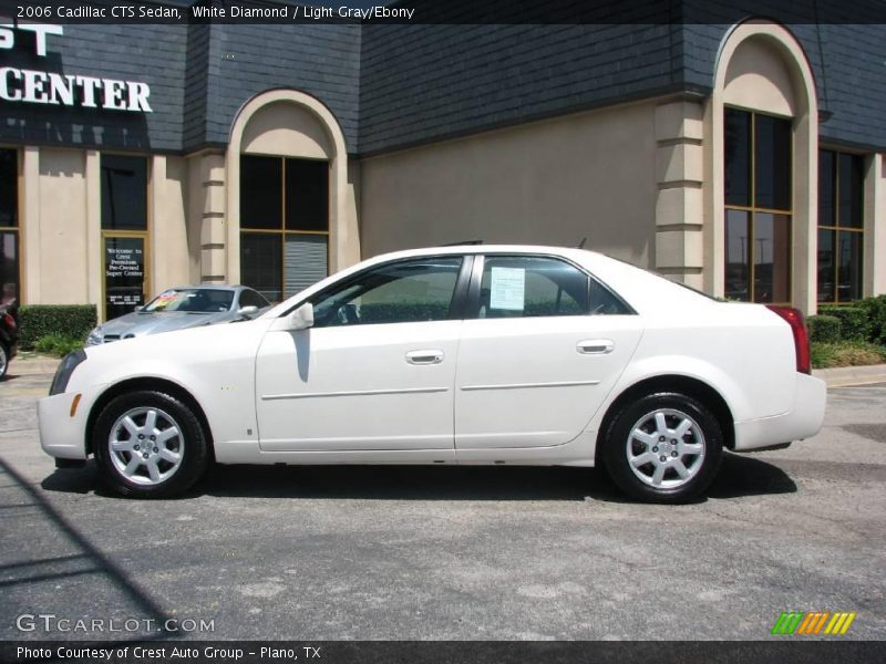 White Diamond / Light Gray/Ebony 2006 Cadillac CTS Sedan