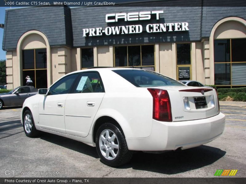 White Diamond / Light Gray/Ebony 2006 Cadillac CTS Sedan