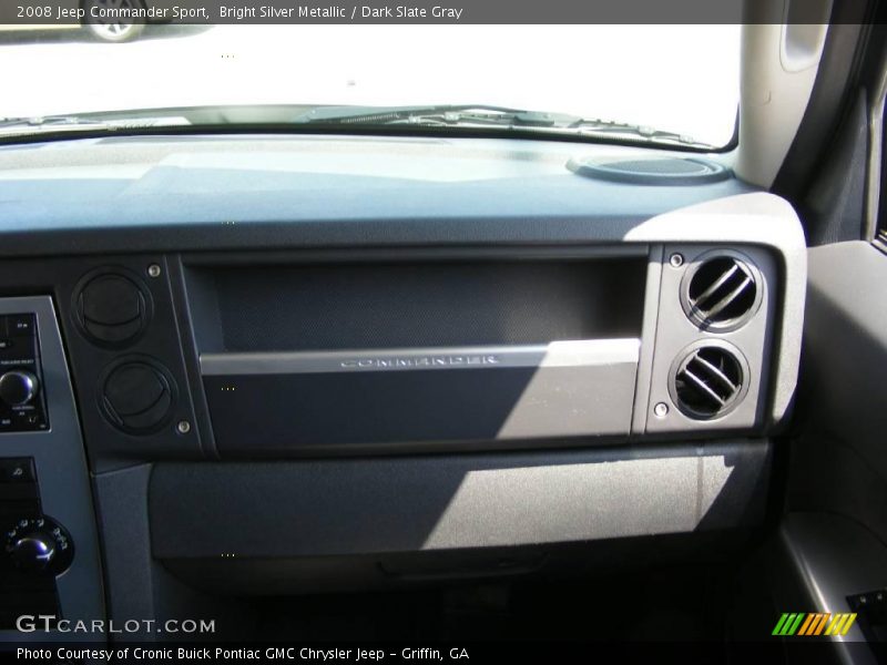 Bright Silver Metallic / Dark Slate Gray 2008 Jeep Commander Sport