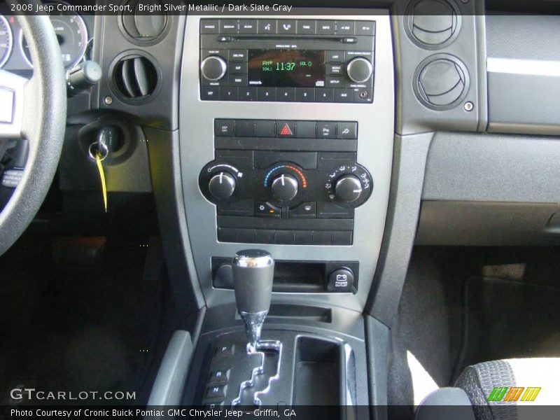 Bright Silver Metallic / Dark Slate Gray 2008 Jeep Commander Sport