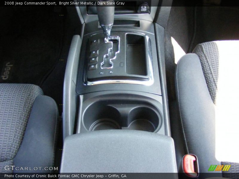 Bright Silver Metallic / Dark Slate Gray 2008 Jeep Commander Sport