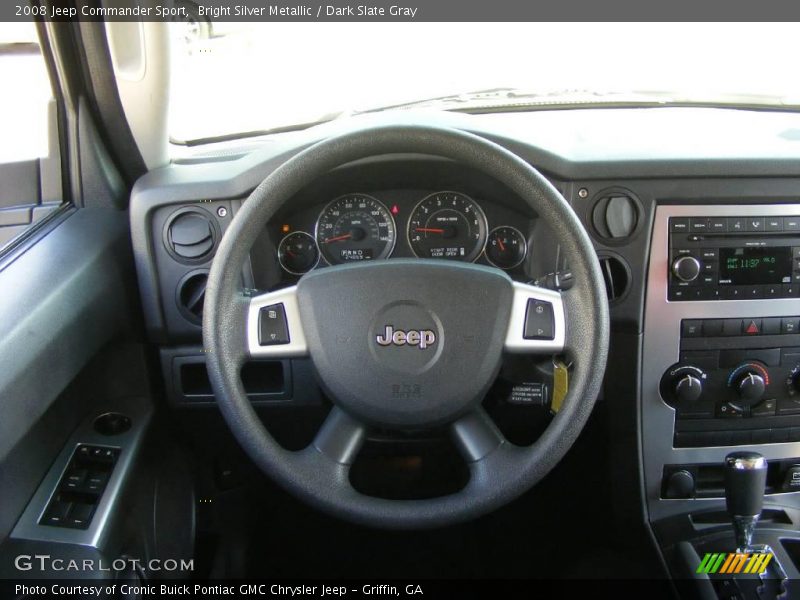 Bright Silver Metallic / Dark Slate Gray 2008 Jeep Commander Sport
