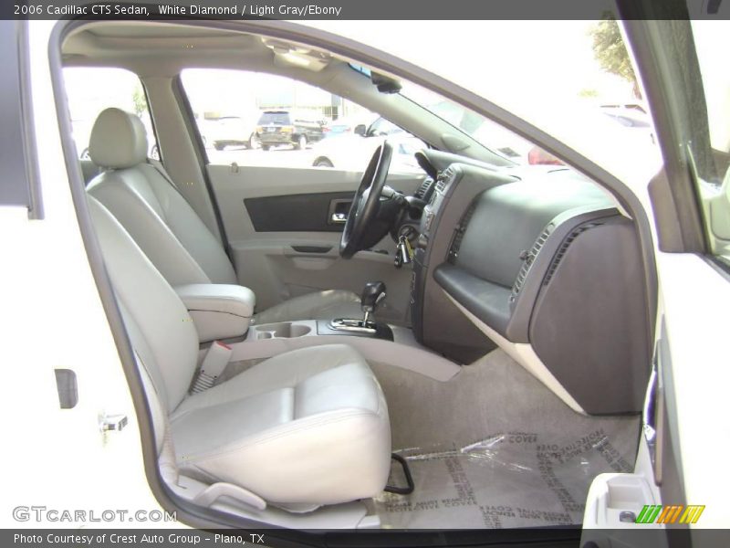 White Diamond / Light Gray/Ebony 2006 Cadillac CTS Sedan