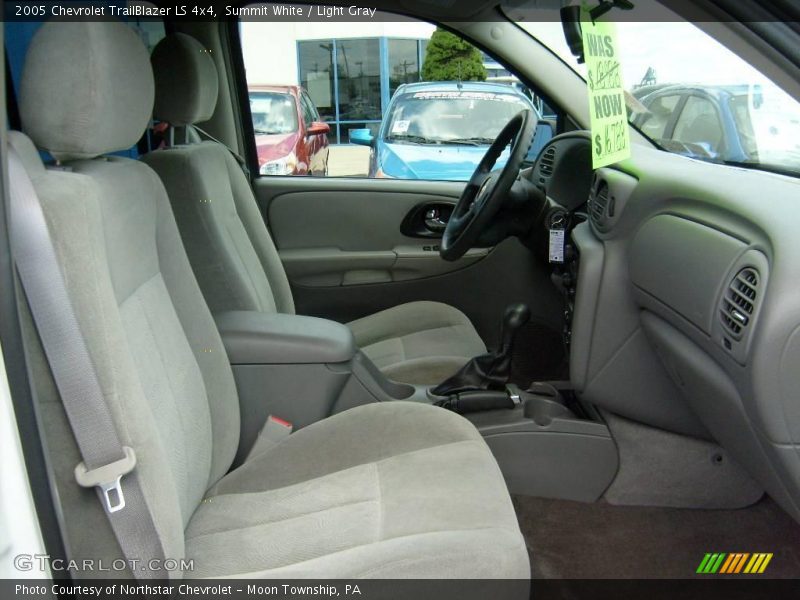 Summit White / Light Gray 2005 Chevrolet TrailBlazer LS 4x4