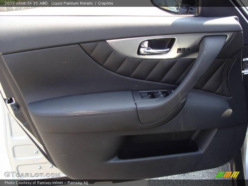 Liquid Platinum Metallic / Graphite 2009 Infiniti FX 35 AWD
