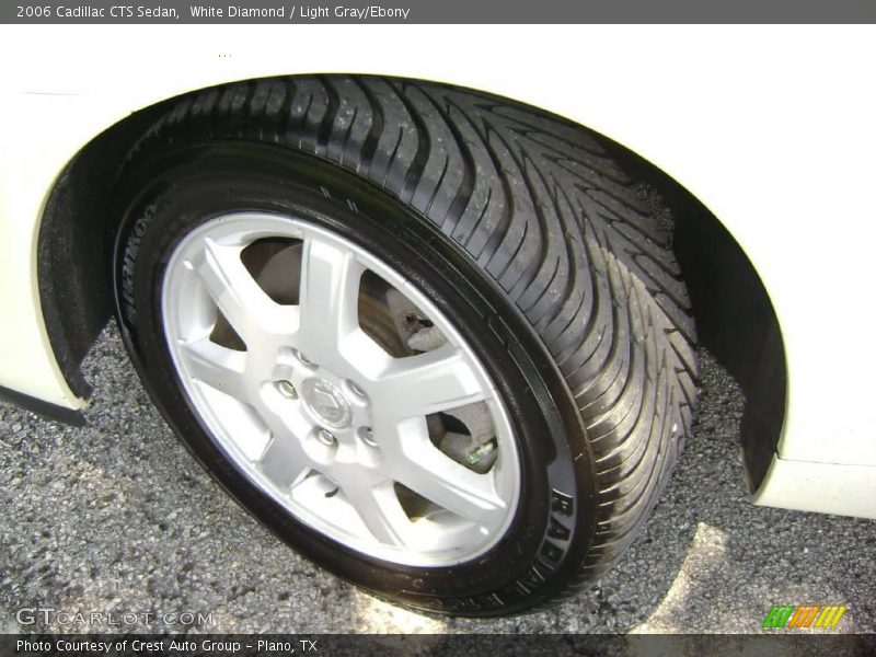 White Diamond / Light Gray/Ebony 2006 Cadillac CTS Sedan