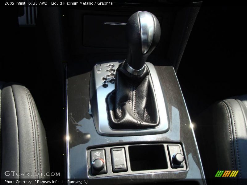 Liquid Platinum Metallic / Graphite 2009 Infiniti FX 35 AWD